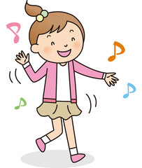 女の子　ダンス