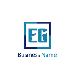 Obraz premium Initial Letter EG Logo Template Design