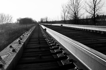 Railroad- Black and White