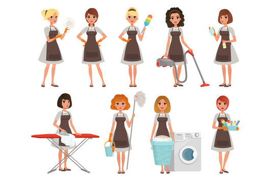 Maid Cartoon Images – Browse 14,306 Stock Photos, Vectors, and Video |  Adobe Stock