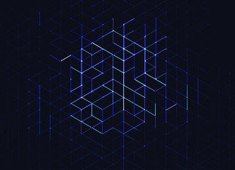 bright colored abstract background