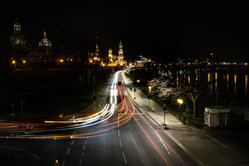 Fototapeta na wymiar Dresden nachts