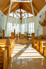 Christian wooden church in Nida, Lithuania