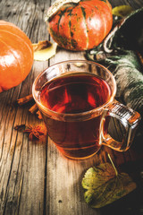 Spicy pumpkin tea