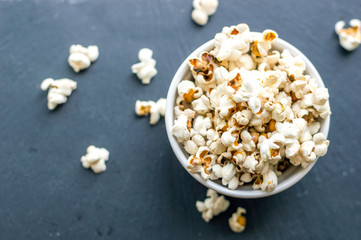 Popcorn on chalk board