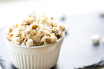 Popcorn on chalk board