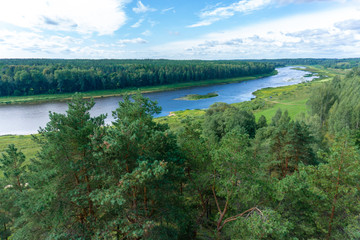 Fototapeta na wymiar River Daugava