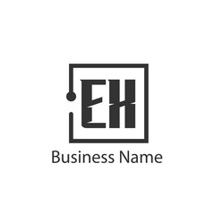 Initial Letter EX Logo Template Design