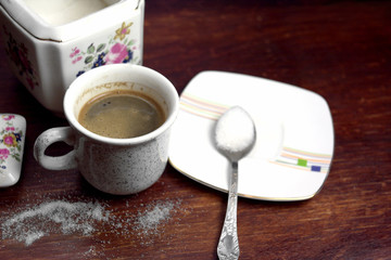 coffee and sugar