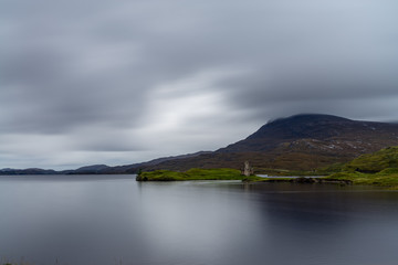 Ardvreck Castle, Loch Assynt, Highlands Scotland