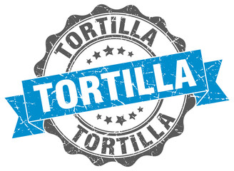 tortilla stamp. sign. seal