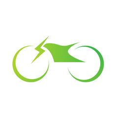 Electric motorcycle  icon