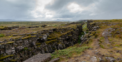 Oxarafoss,Thingvellir, National Park, Golden Circle, Iceland