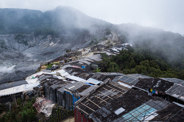 Tankuban Perahu volcanic mountain village, Bandung, Indonesia 4