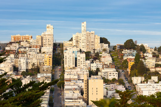 Russian Hill Neighborhood, San Francisco, California, USA
