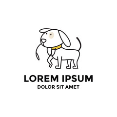 Dog and Leash want Sport Healthy Walking