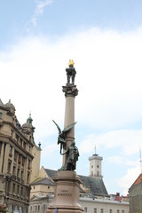 Fototapeta na wymiar Monument to Adam Mickiewicz 