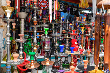 Fototapeta na wymiar Turkish bazaar in old Acre, Israel