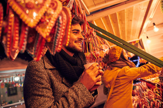 Enjoying Christmas Market