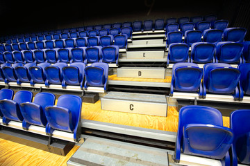 College basketball auditorium