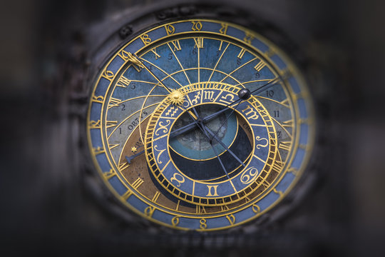 Astronomical Clock Orloj in Prague.