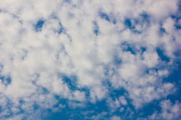 Clouds against blue sky