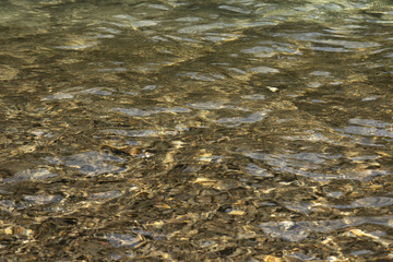 stones and clear water