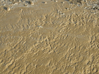 Textura de agua fangosa