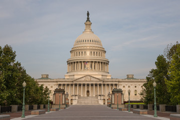 The United States Capitol Building in Early Light