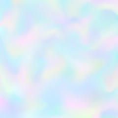 Holographic background. Pastel neon rainbow. Abstract colorful gradient.