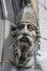 Saint Patrick Sculpture at the Chapel Royal in Dublin, Ireland