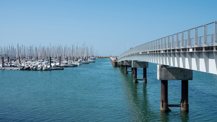 Marina of La Rochelle, in France
