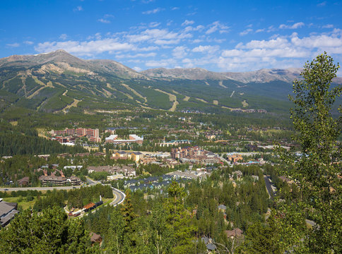 Breckenridge, Summit County, Colorado In The Summer