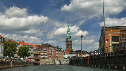 Fototapeta na wymiar Panorama di Copenaghen