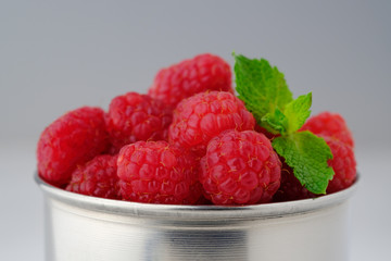 fresh berries on white background