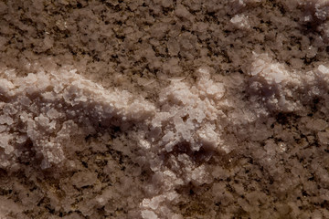 salt remaining in the salt lake