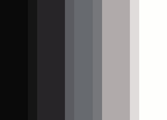 Striped background in black-gray-white gradient, vertical stripes, color palette background