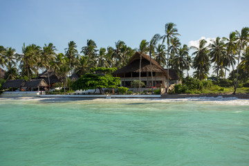 zanzibar, turquoise sea, unique nature, paradise island.
