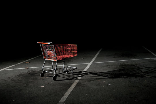 lonely shopping cart