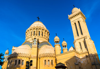 Fototapeta na wymiar Our Lady of Africa Basilica in Algiers, Algeria