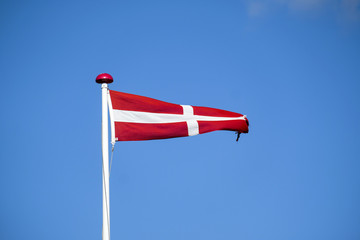 the national flag of denmark, europe