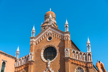 Fototapeta na wymiar church of Madonna dell'Orto in Venice, Italy