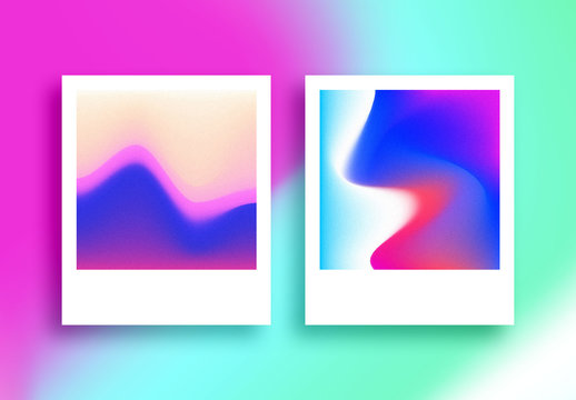 Conjunto de degradados de holograma