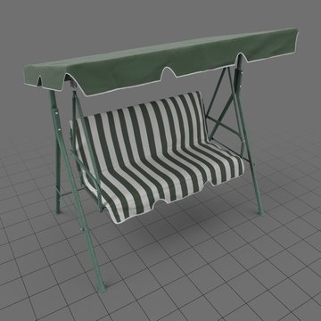 Garden patio swing