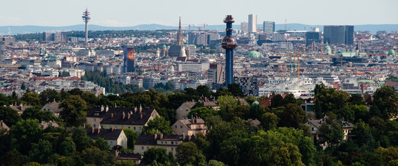 Naklejka premium Panorama Vienna
