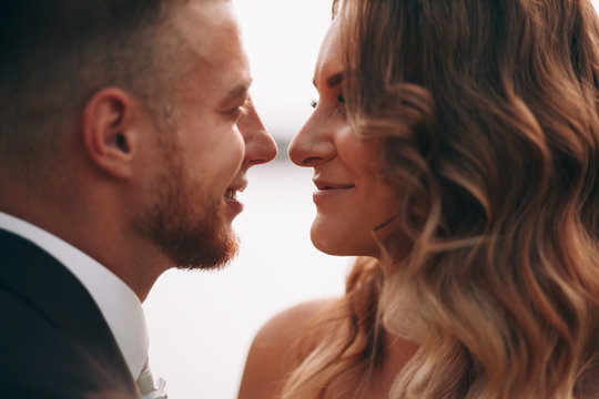 The happy couple.Wedding photos in nature.Couple in love