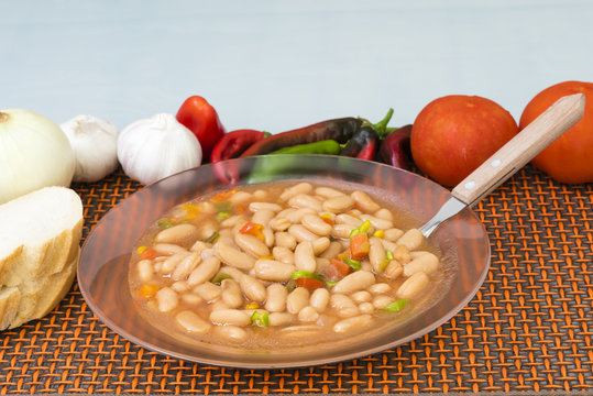 alubias con verduras