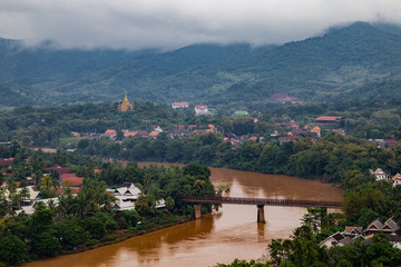 Fototapeta na wymiar Monte Phusi - Luang Prabang - Laos