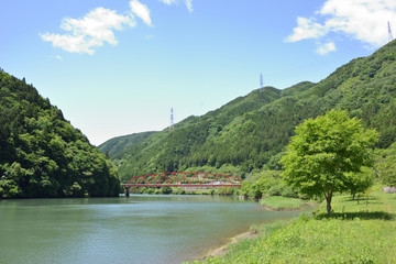 Fototapeta premium 赤い橋