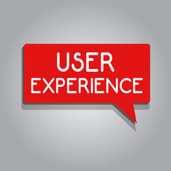 Writing note showing User Experience. Business photo showcasing using website especially in terms how pleasing it is to use.